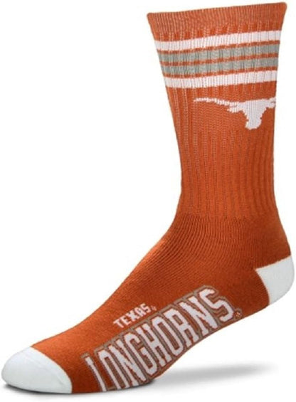 For Bare Feet Chicago Blackhawks Adult Stripe Deuce Sock - Red,