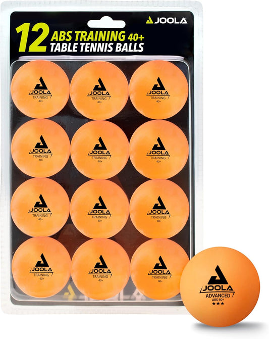 JOOLA Training 3 Star Table Tennis Balls 12, 60, or 120 Pack - 40+Mm Regulation Bulk Ping Pong Balls for Competition and Recreational Play - Fun as a Cat Toy - Indoor and Outdoor Compatible