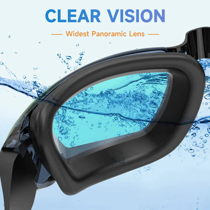 Ultimate Clear Swim Goggles - UV Protection & Anti-Fog for Adults & Kids