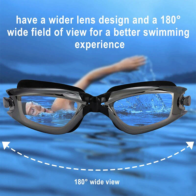 Ultimate Clear Swim Goggles - UV Protection & Anti-Fog for Adults & Kids