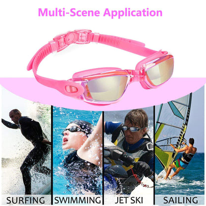 Ultimate Clear Swim Goggles - UV Protection & Anti-Fog for Adults & Kids