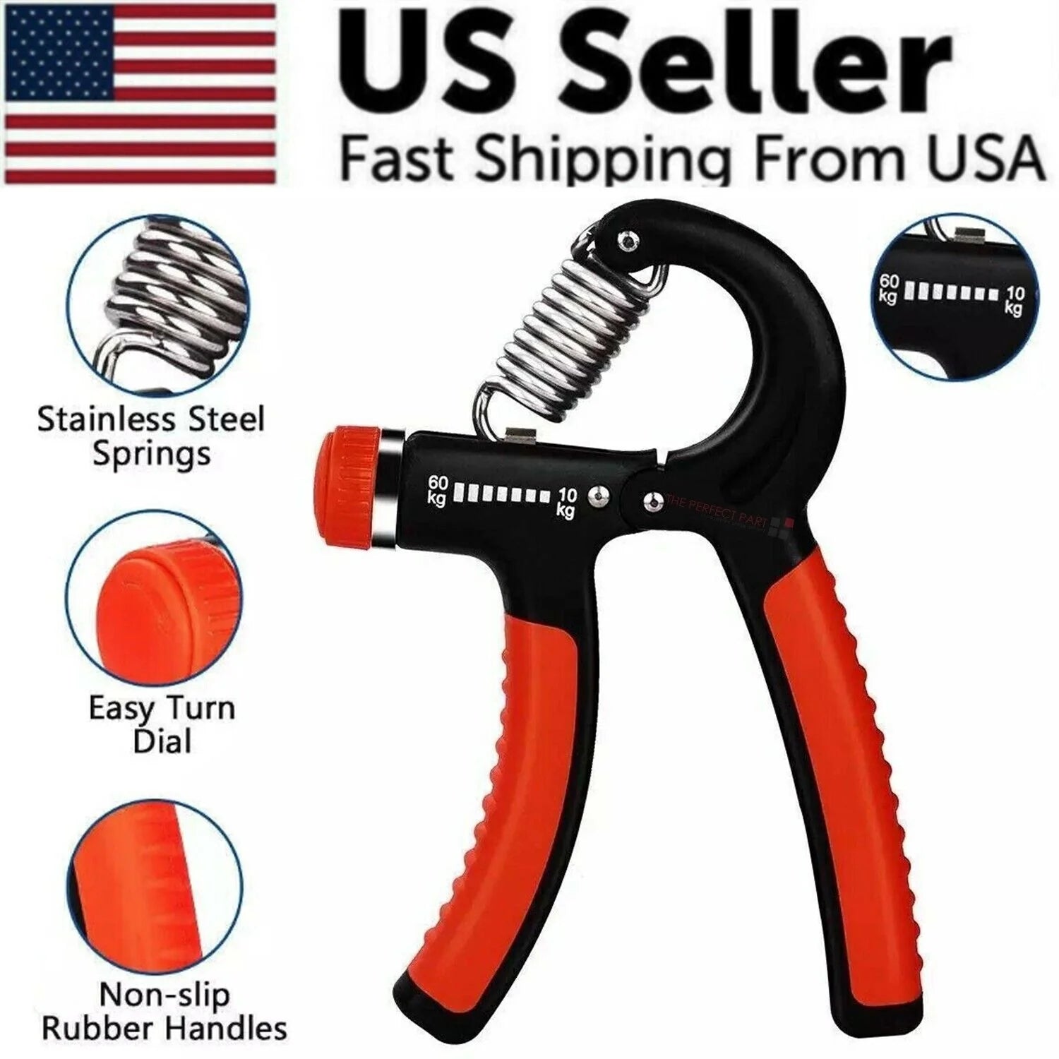 Adjustable Hand Grip Strength Trainer - Build Powerful Grip & Enhance Workout Performance